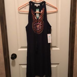 THML Roonie Embroidered dress Medium